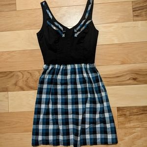 Rock Steady western inspired gingham plaid dress